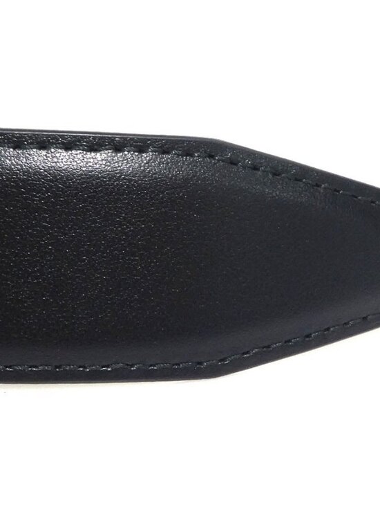BALENCIAGA Belt Black/Neon Green Leather/Metal main image 7